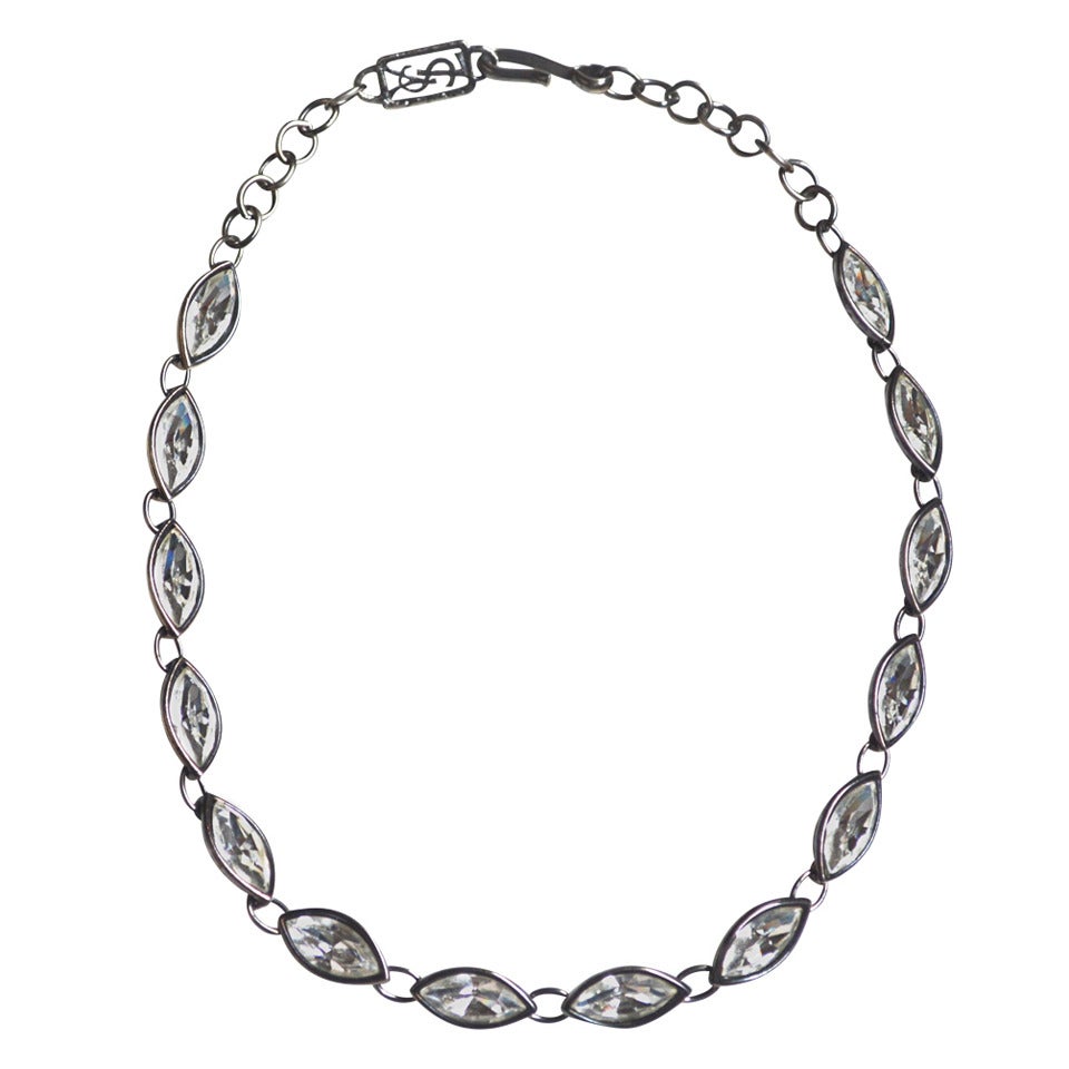 Yves Saint Laurent Glass Necklace