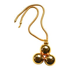 Vintage William De Lillo Mod Ball Necklace