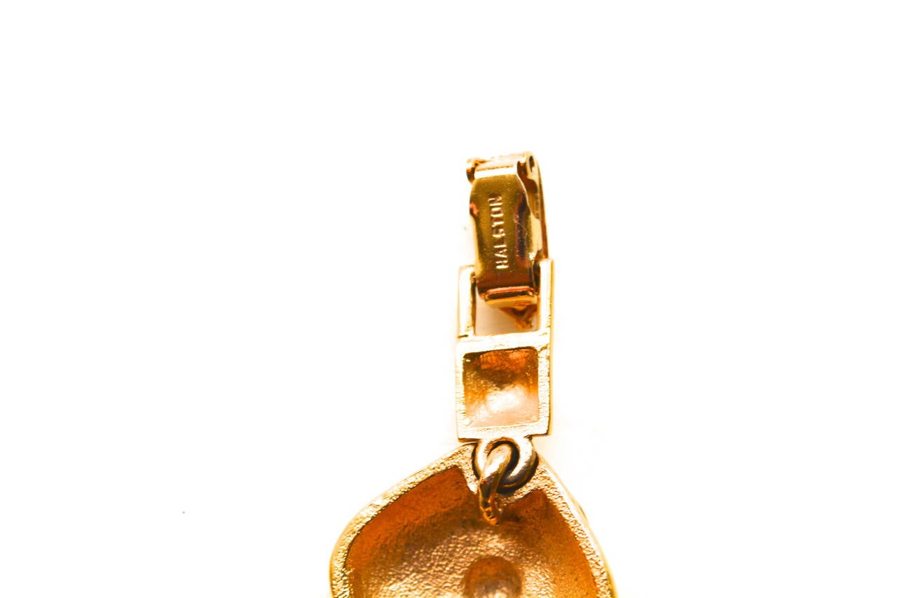 Women's Halston Bracelet With Golden Woven Design
