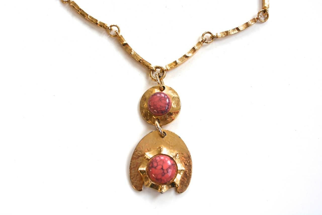 Women's Hobo 70s Glass Necklace