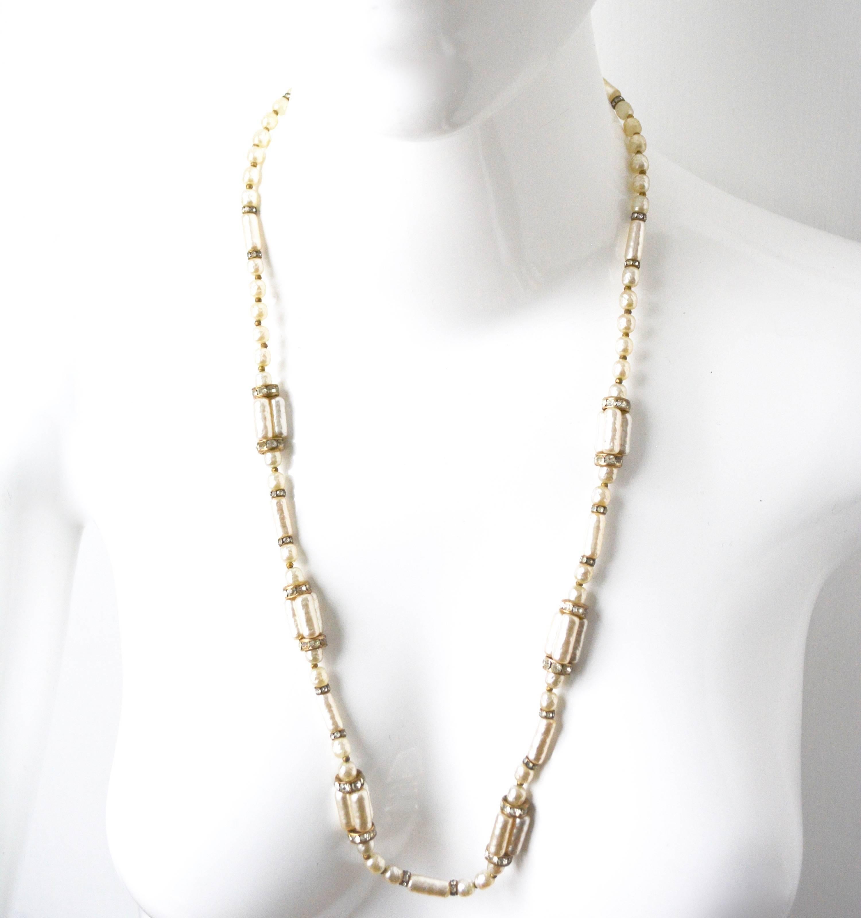 Haskell Pearl Floral Earring and Necklace Set 2