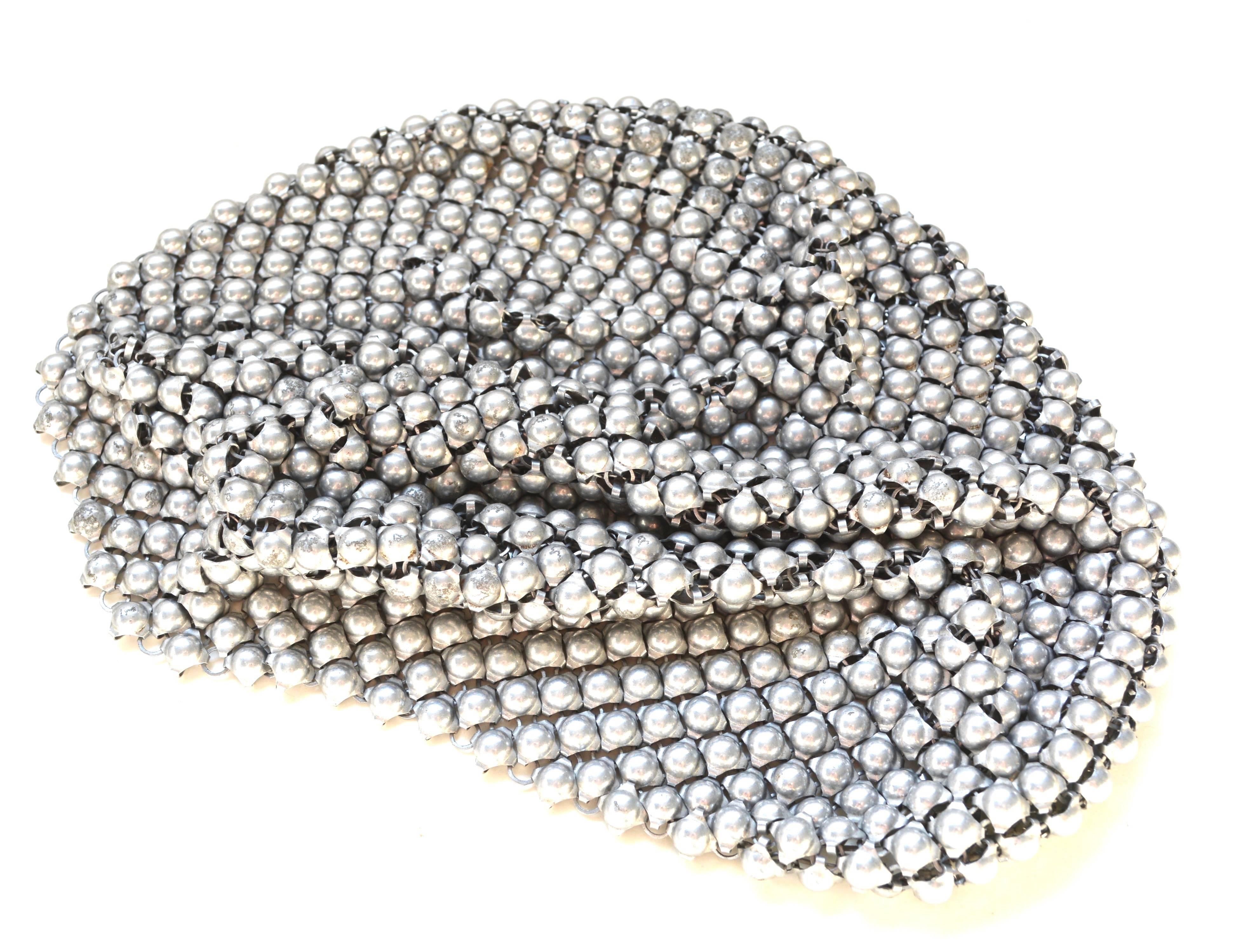 Gray Mesh Disco Hat / Paco Rabanne Era
