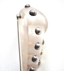 Patricia Von Musulin Sterling and Lucite Oversized Brooch