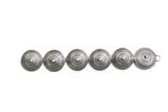 Los Castillo 1940s Swirl Taxco Sterling Bracelet