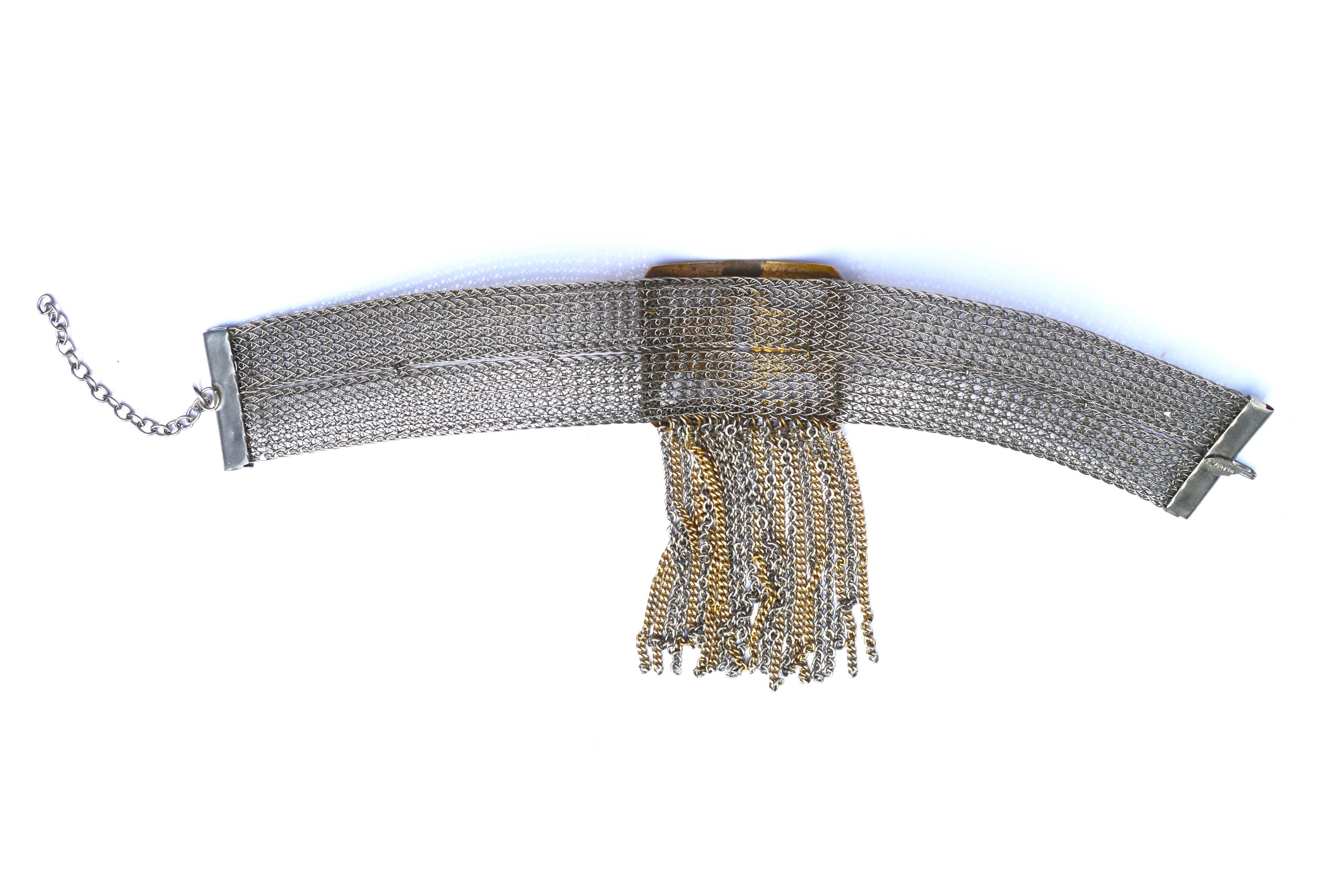 Sandor 1970s Fringe Choker In Excellent Condition For Sale In Litchfield County, CT