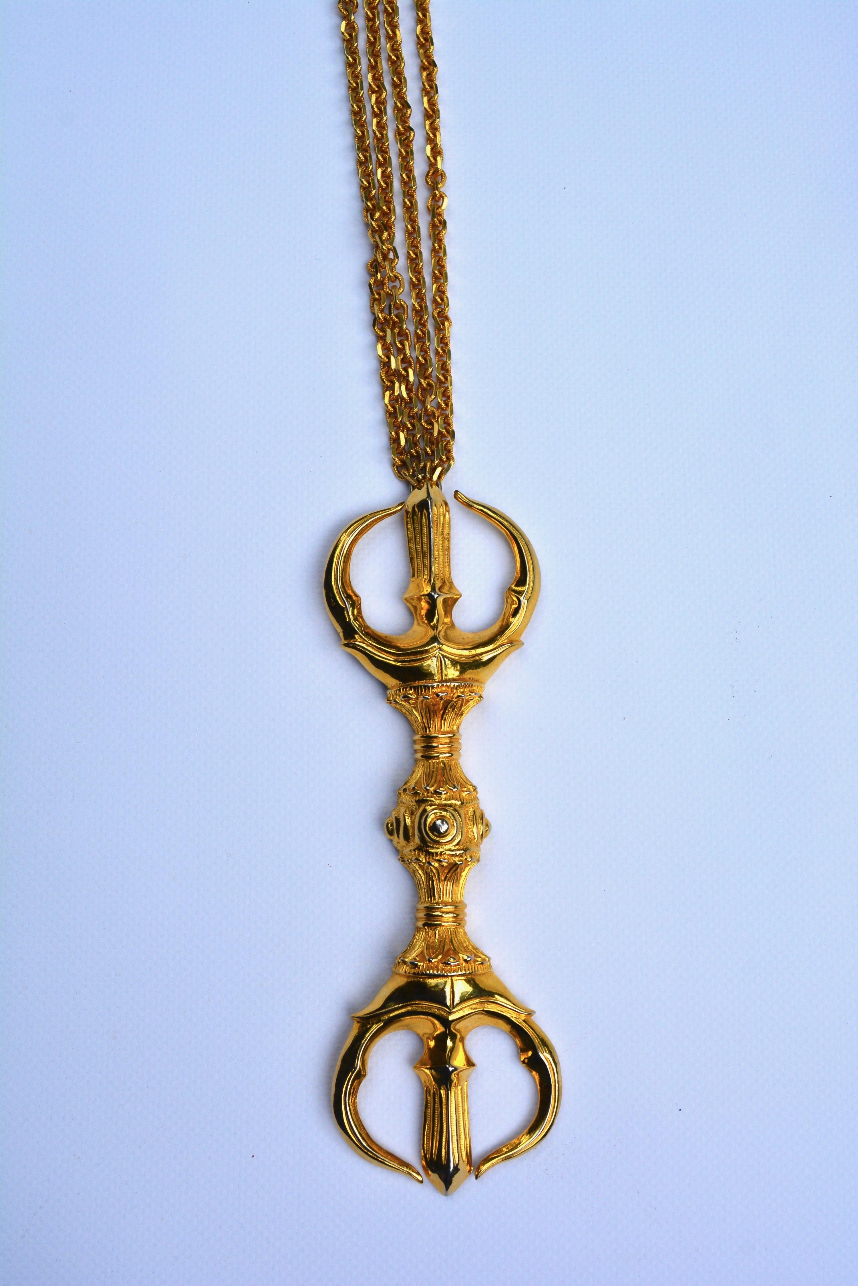 Women's or Men's Judith Leiber 1970s Oversized Necklace  For Sale