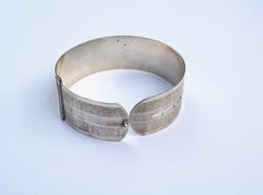 1920s Sterling Buckle Cuff