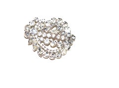 Large Rhinestone Brooch