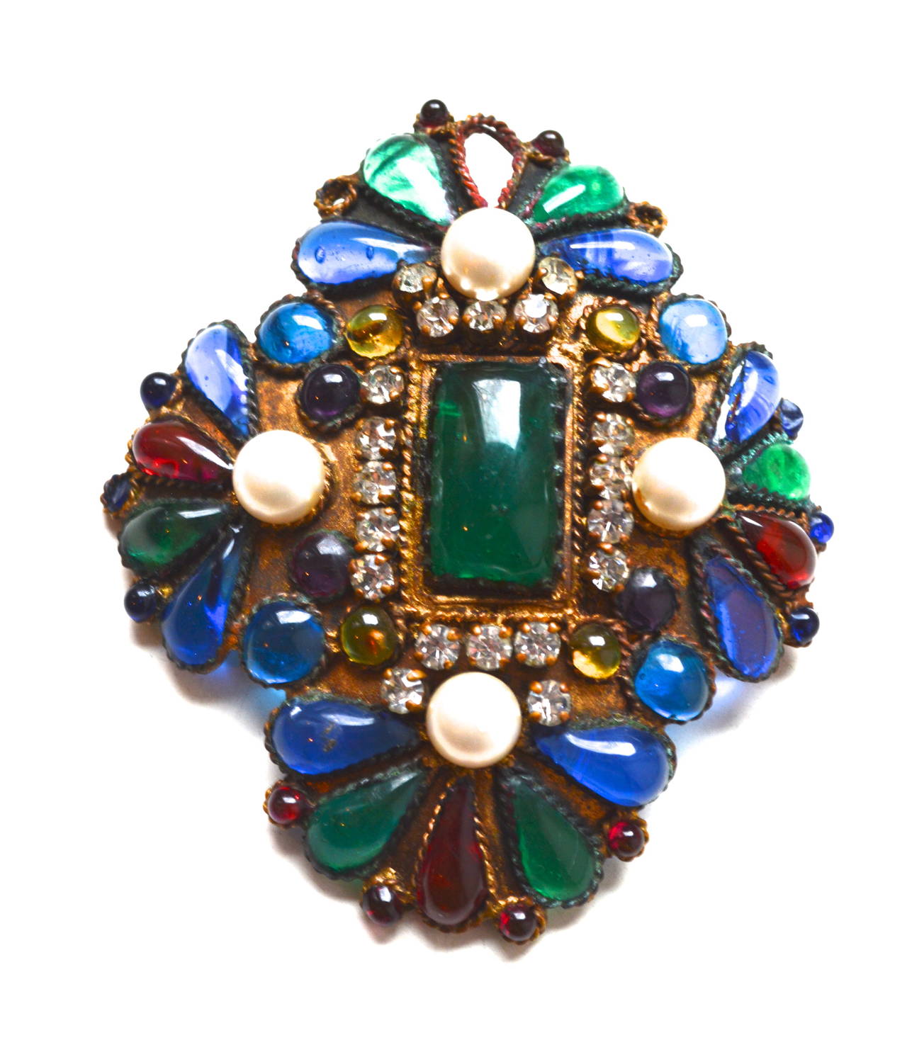 Early Maison Gripoix for Chanel Brooch