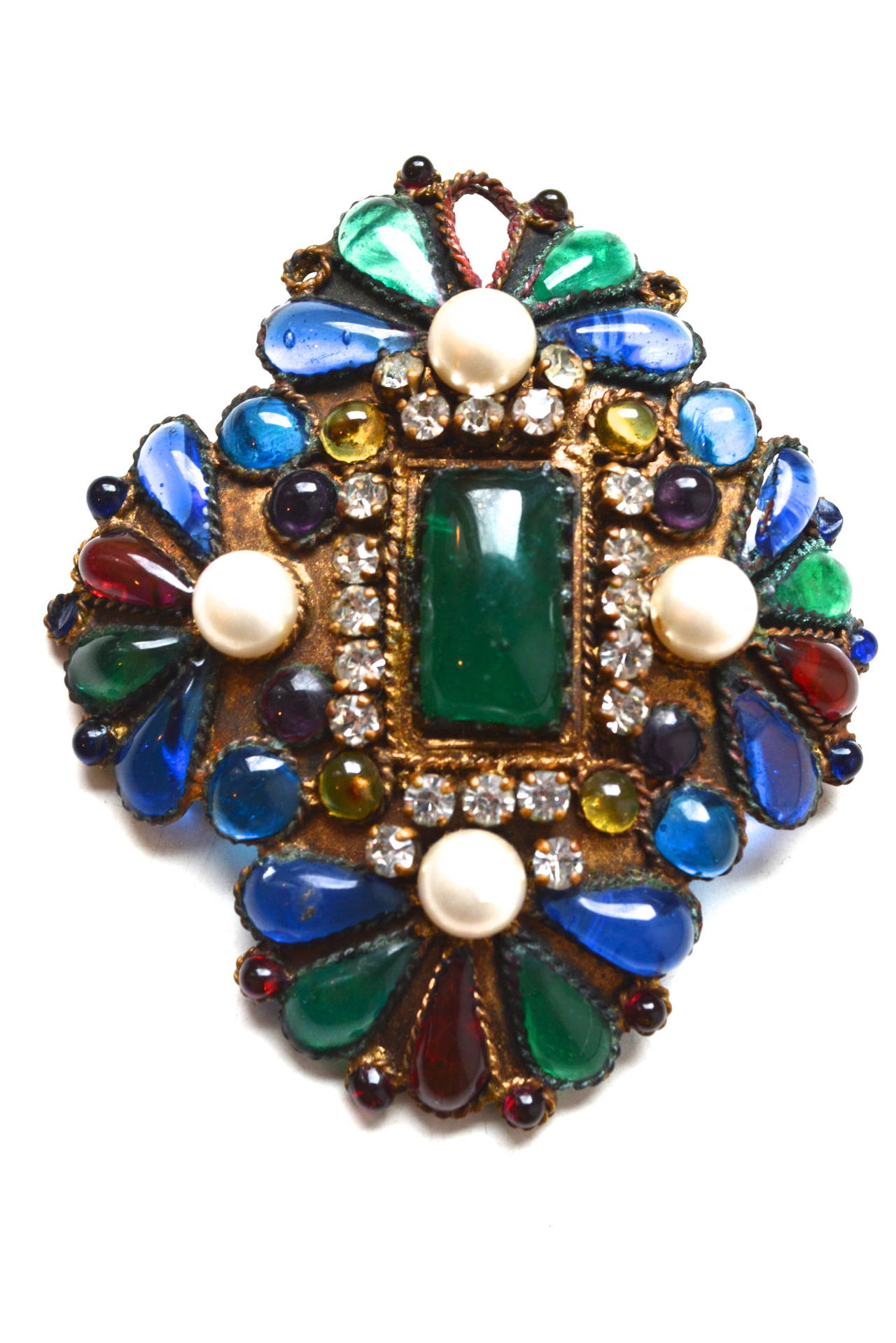 Early Maison Gripoix for Chanel Brooch For Sale at 1stDibs | chanel ...