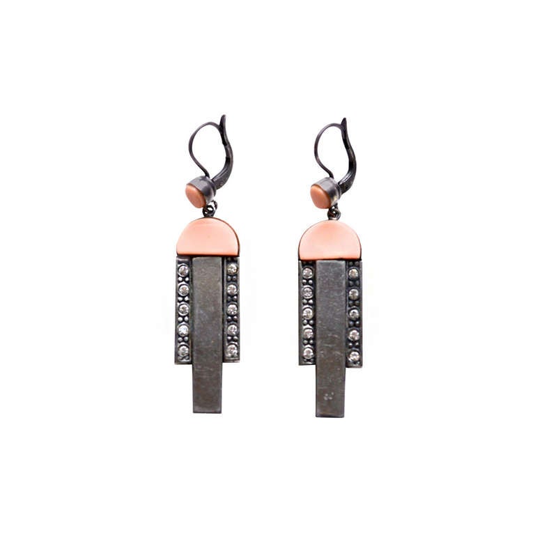 Art Deco Architectural Earrings