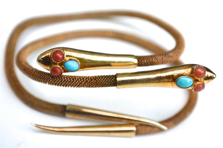 Women's Vermeil Double Snake Bracelets