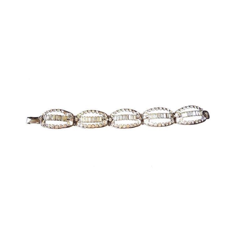 Old Hollywood Glamour Bracelet For Sale