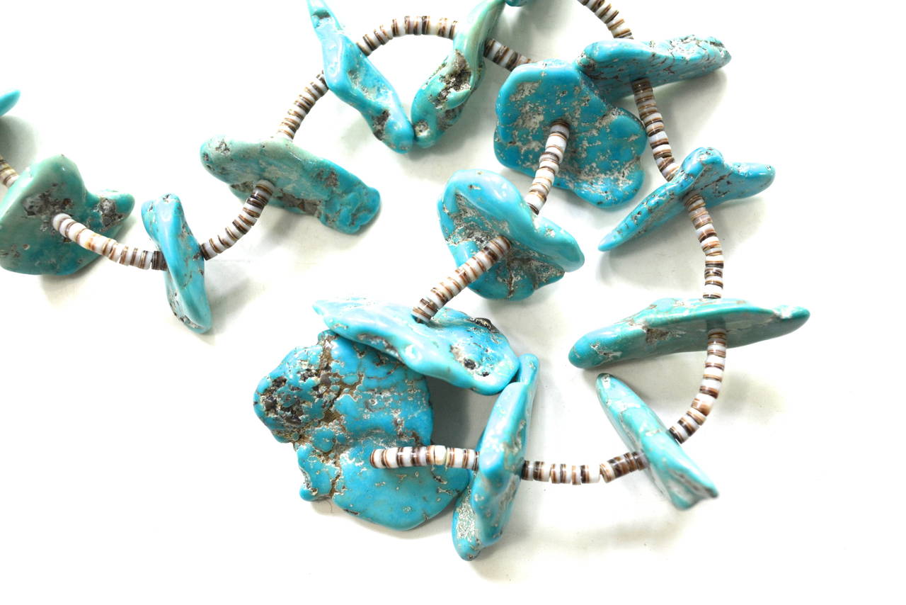 1970s Navajo Nugget Necklace