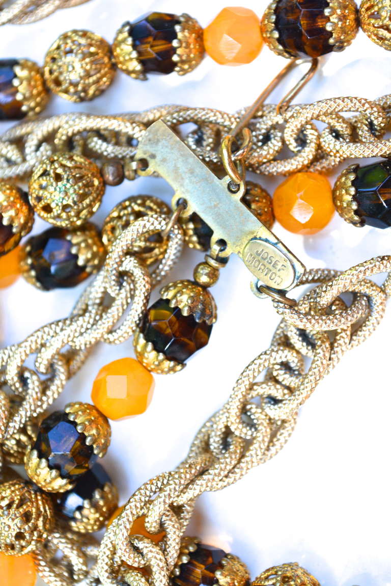 Rare Josef Morton Mid Century Necklace 1