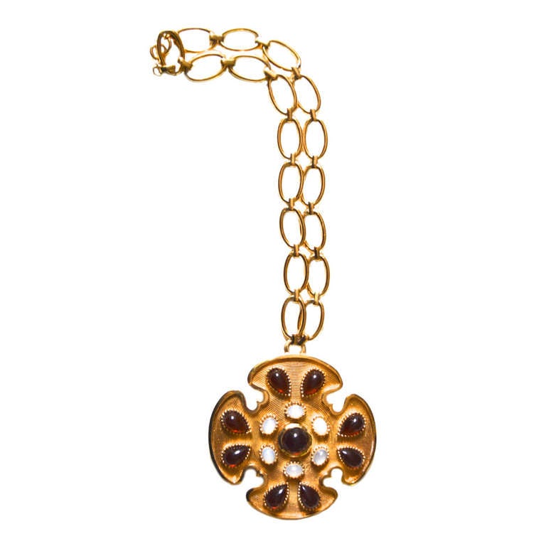 Trifari Maltese Cross Necklace