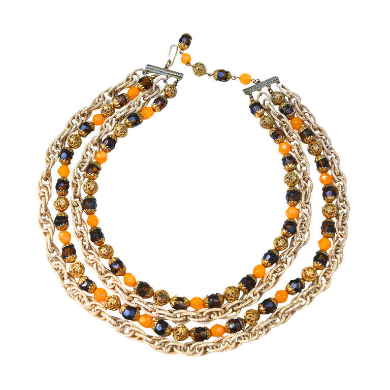 Rare Josef Morton Mid Century Necklace
