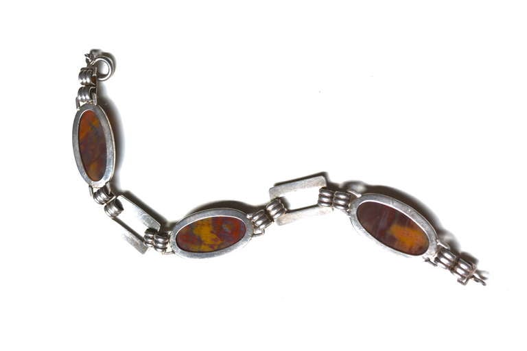 Women's Art Deco Jasper Bracelet