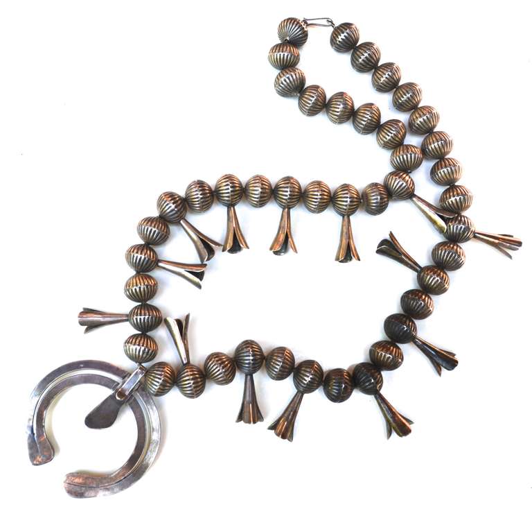 Women's or Men's Navajo Squash Blossom/ Old Pawn