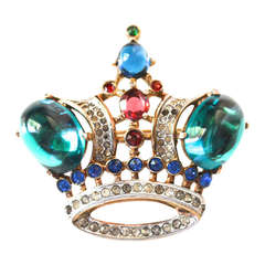 Vintage Alfred Philippe for Trifari Crown Pin