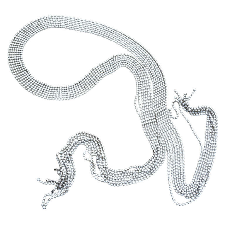 Pauline Trigere Swinging Necklace / Belt For Sale