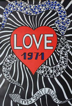 YSL Love Snake Print 1971