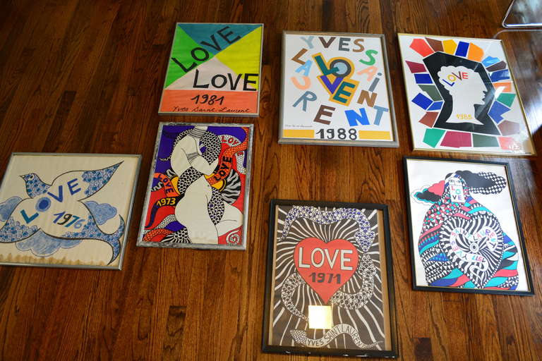 YSL Love Snake Print 1971 at 1stDibs