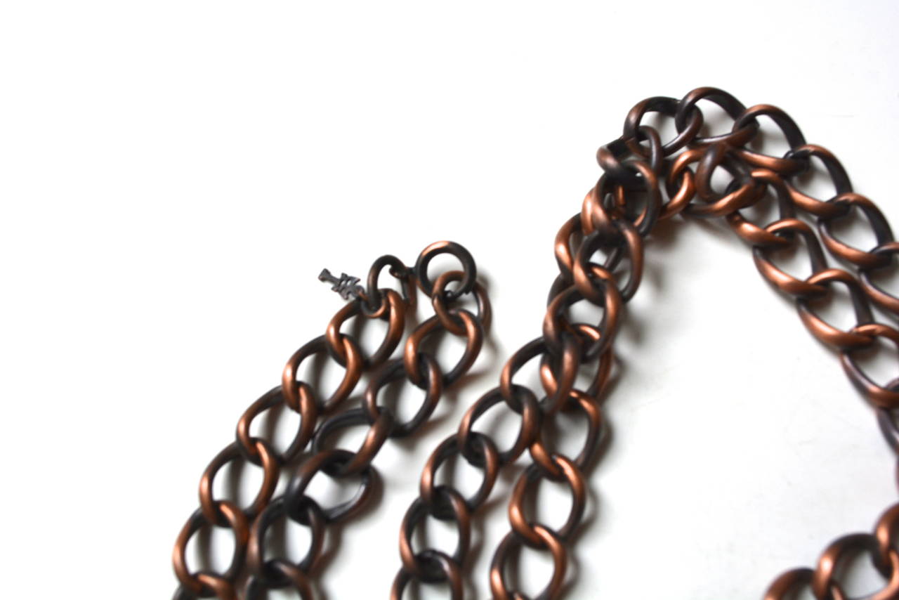 Trifari Copper Regal Lion Necklace 1