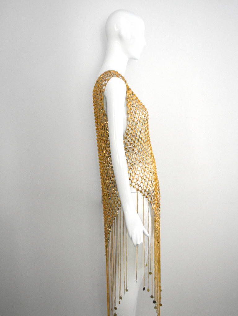 Paco Rabanne - Robe à franges Mod 4