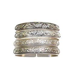 Antique Chinese Silver Bracelets