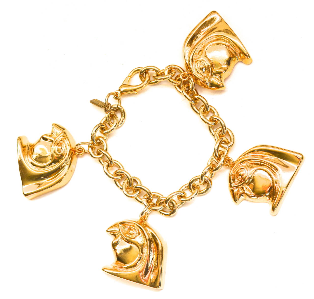 Escada Horus Charm Bracelet In Excellent Condition In Litchfield County, CT