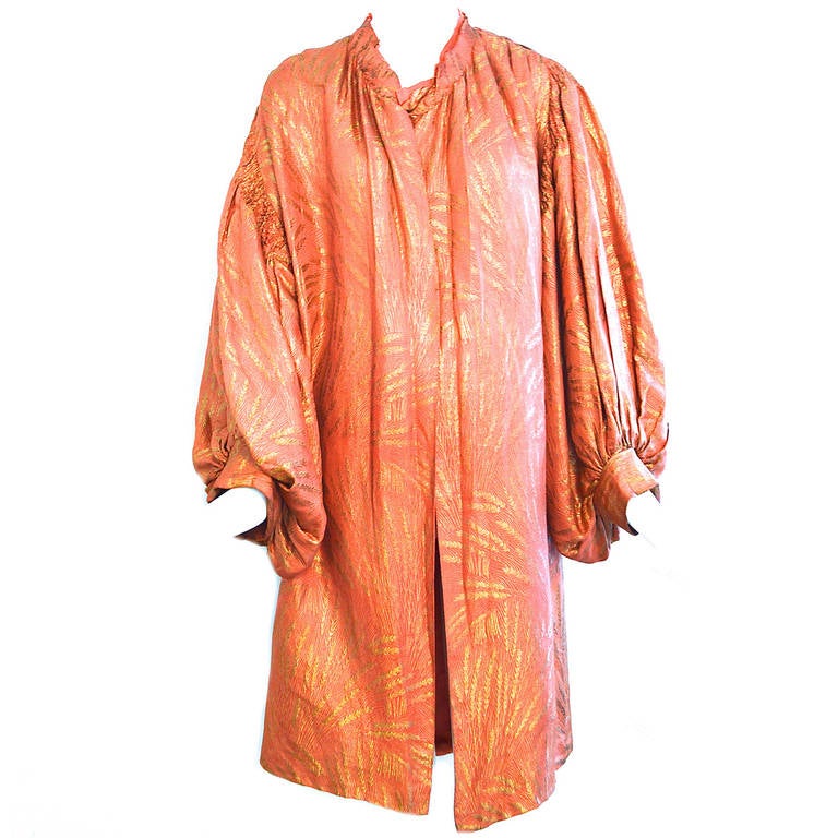 1920s Lame Germaine Couture Jacket For Sale