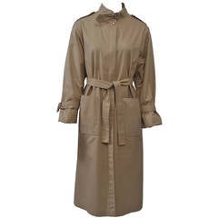 Vintage Bonnie Cashin Tan Poplin Raincoat