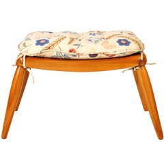 Fine Stool with Cushion for 'Haus und Garten', Vienna, Austria, circa 1920