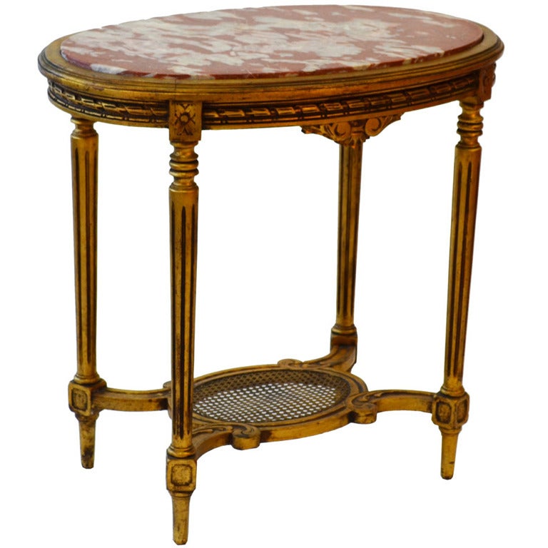 Louis XVI-Style Salon Table, circa 1890
