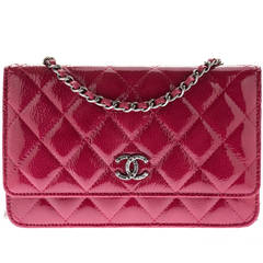 Chanel Red Leather Wallet