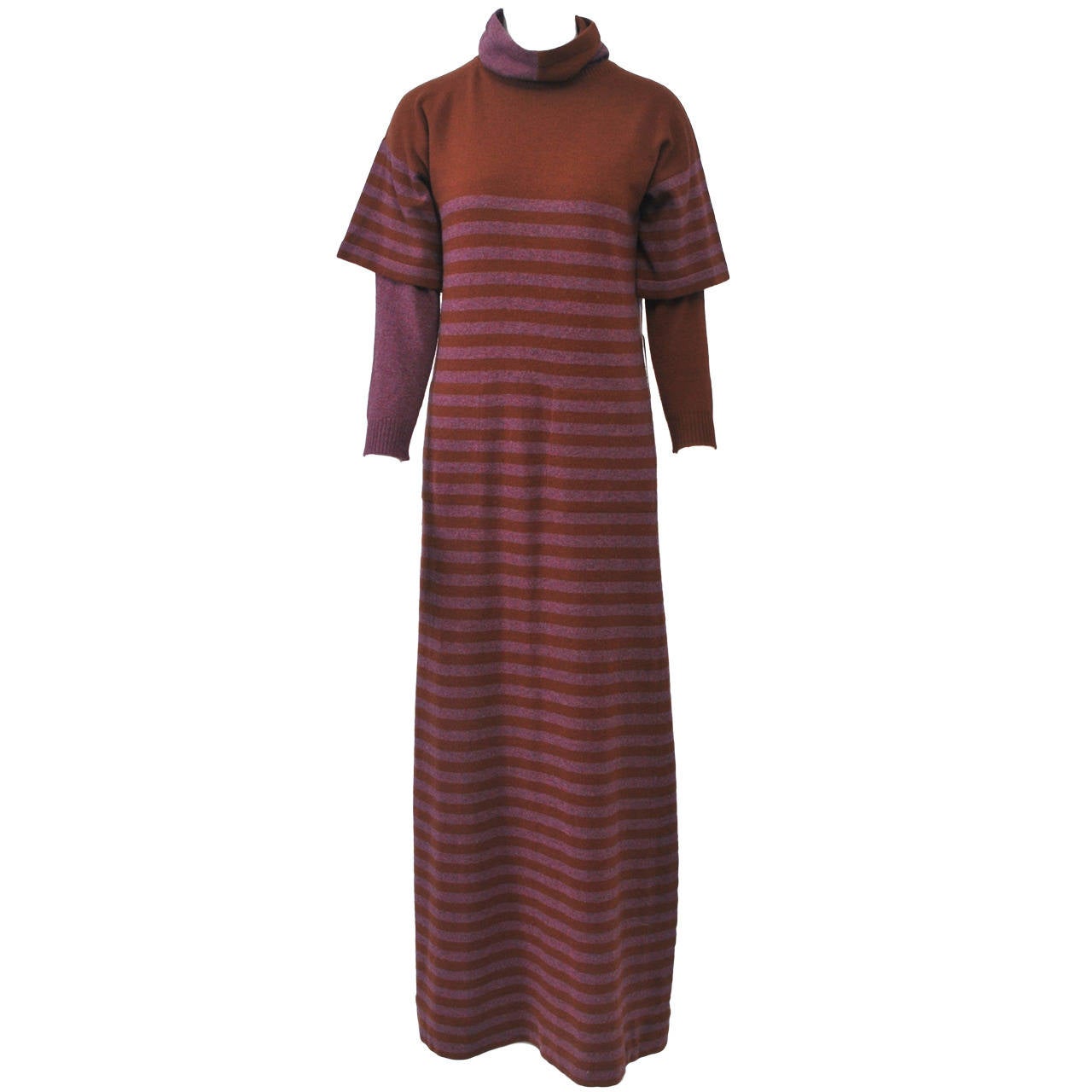 Bonnie Cashin Striped Knit Dress and Sweater