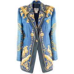 Vintage Hermès Cosmos Silk Jacket