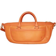 Louis Vuitton Orange Epi Leather Handbag - circa 2003