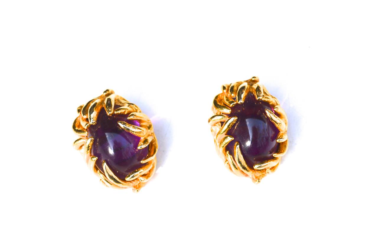 Alexis Kirk Grape Earrings In Excellent Condition For Sale In Litchfield County, CT