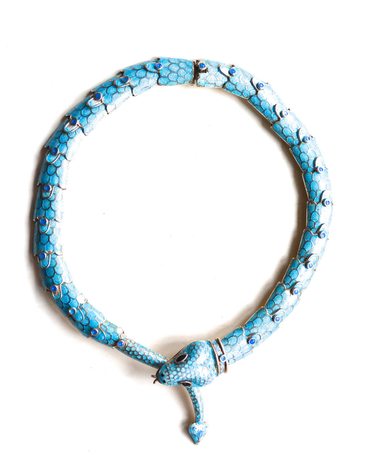 Margot de Taxco Snake Necklace/ 1950s 5