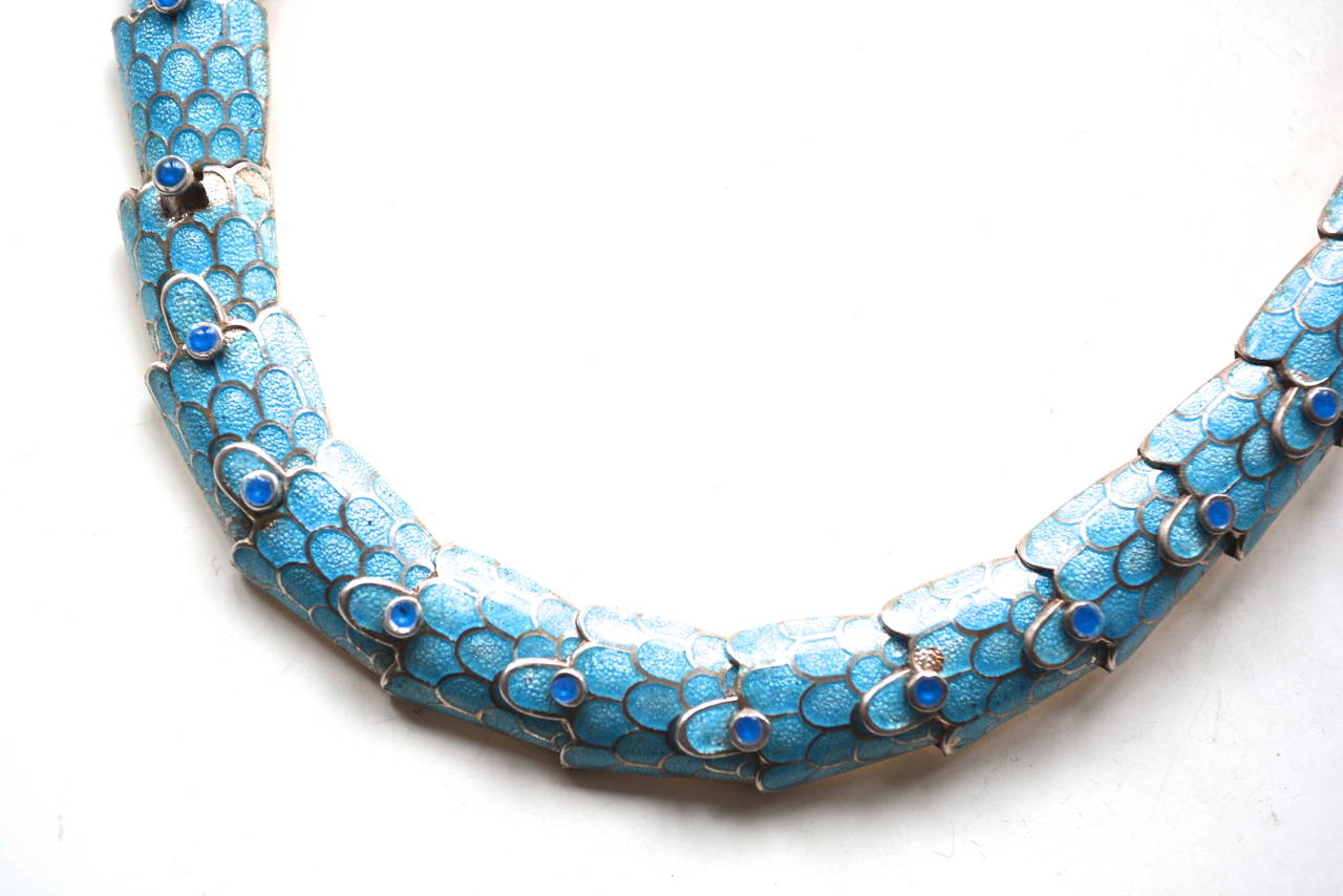 Margot de Taxco Snake Necklace/ 1950s 3