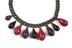 Yves Saint Laurent French Glass Necklace