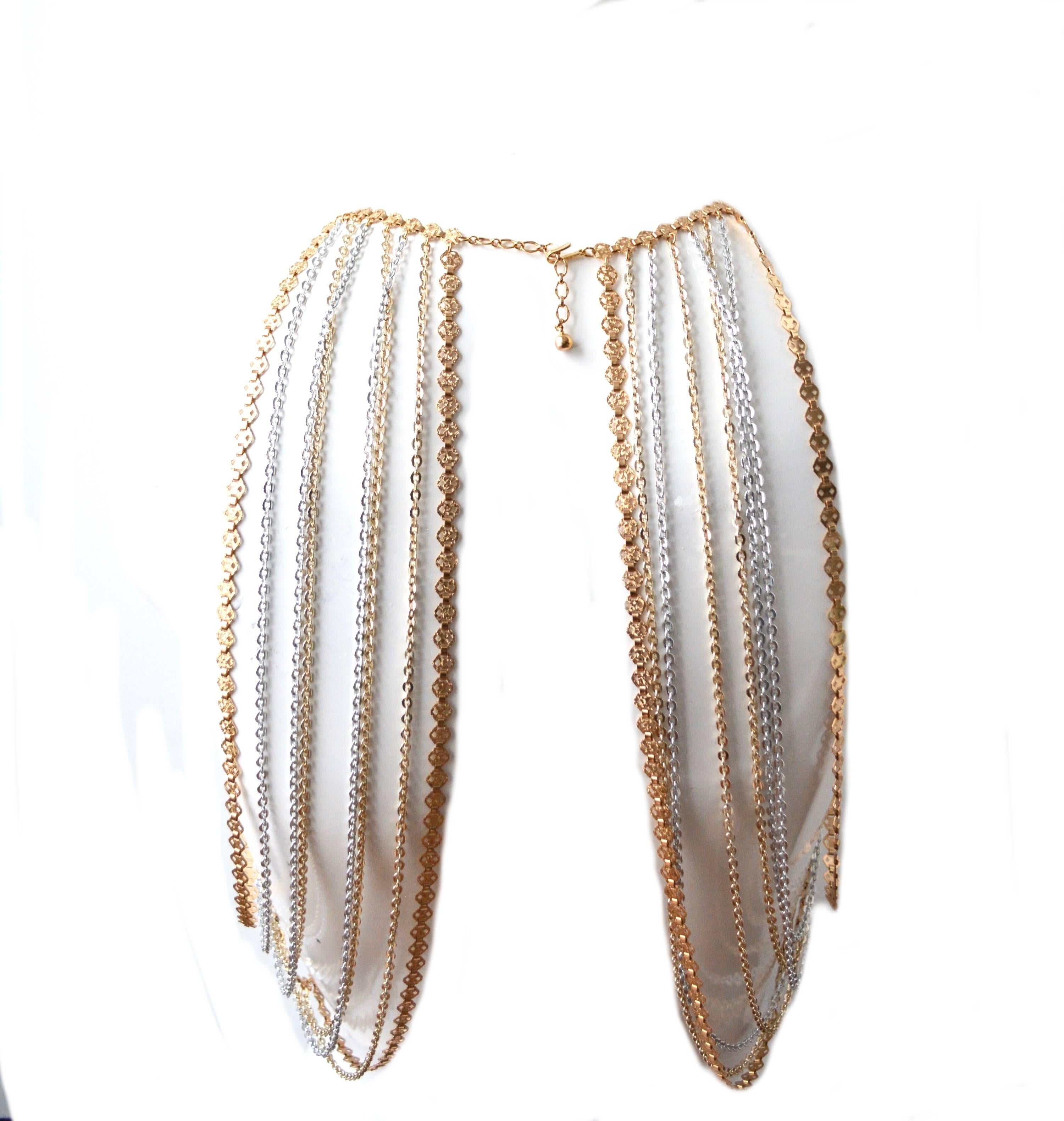 trifari gold necklace