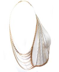 Trifari Gold and Silver Body Chain