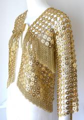70s Mod Disc Body Jewelry Jacket