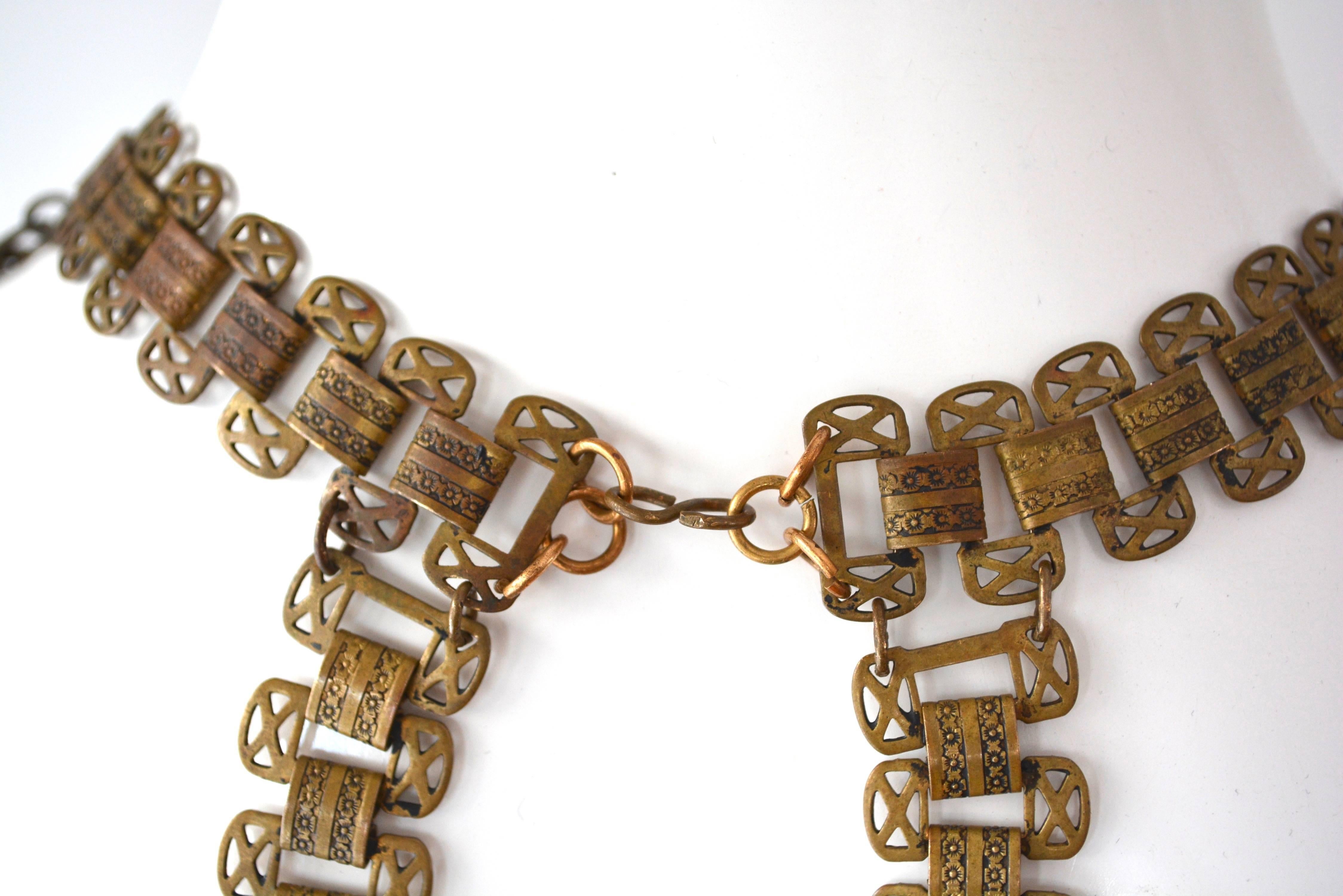 1920s Body Jewelry Chain Necklace / Halter 3