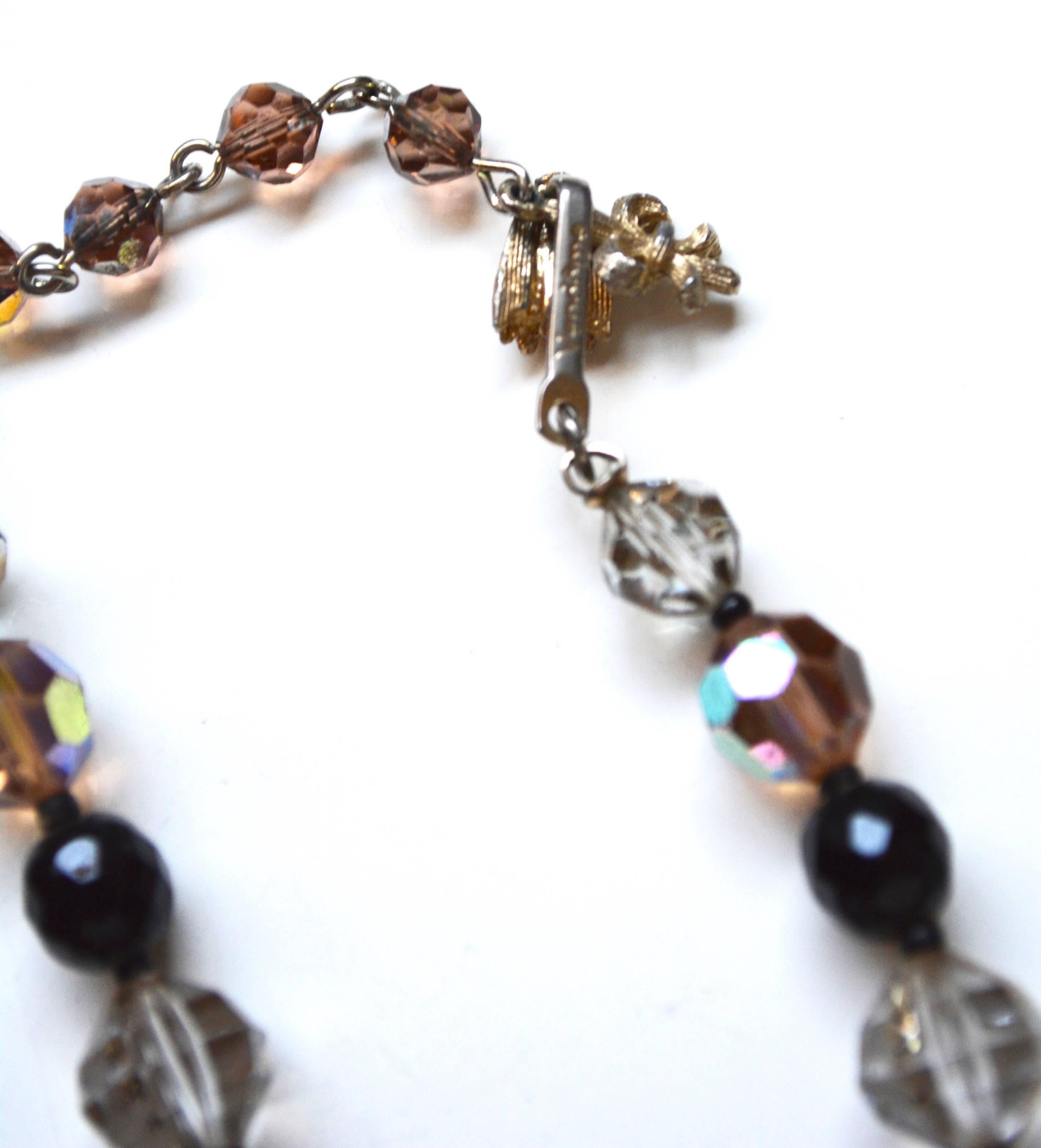 Women's Vendome Amber Glass Bead Necklace