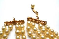 Chanel Yellow Baroque Gripoix Pearl