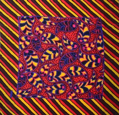 80s Givenchy Paisley Print Pop Scarf